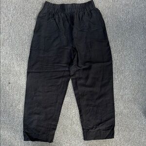 Madewell Charcoal Elastic Waist Pants
